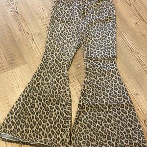 Leopard Bell Bottoms